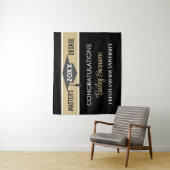 Gefeliciteerd Master Degree feest Tapijt Wandkleed (In situ)