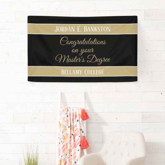 Gefeliciteerd! Masterspandoek Spandoek (Insitu)