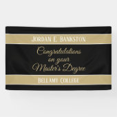 Gefeliciteerd! Masterspandoek Spandoek (Horizontaal)