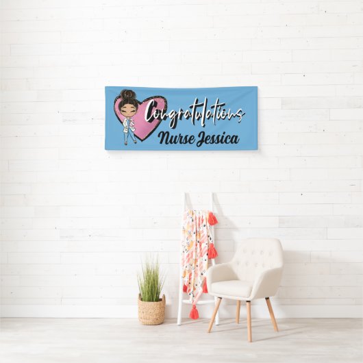 Gefeliciteerd medische RN verpleegster Spandoek (Insitu)