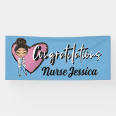 Gefeliciteerd medische RN verpleegster Spandoek (Horizontaal)