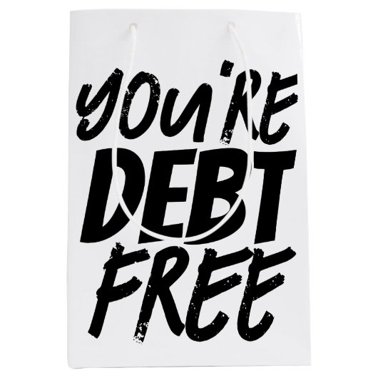 Gefeliciteerd Medium Cadeauzakje (Voorkant)