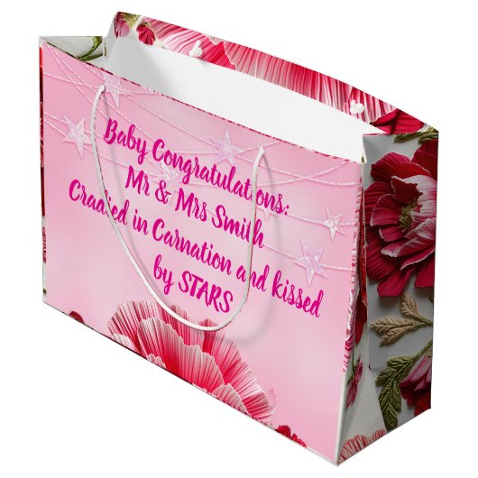 Gefeliciteerd meneer en mevrouw. [naam] Een ziel i Groot Cadeauzakje (Achterkant Gekanteld)