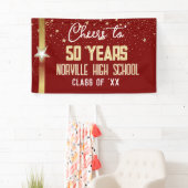 Gefeliciteerd met 50 jaar! CUSTOM Class Reunion ba Spandoek (Insitu)