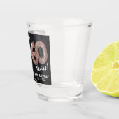 Gefeliciteerd met 60 jaar 2 foto shot glas (Rechts)