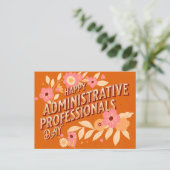 Gefeliciteerd met Administrative Professionals Day Feestdagenkaart (Staand voorkant)