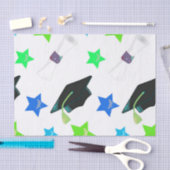 Gefeliciteerd met afstudeercap en diploma tissuepapier (Craft)