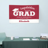 Gefeliciteerd met Afstudeerder White over criminee Spandoek (Beurs)