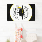 Gefeliciteerd met Afstuderen aangepaste naam Spandoek (Insitu)