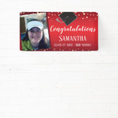 Gefeliciteerd met Afstuderen Budget Party Banner (Insitu)