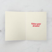 Gefeliciteerd met Afstuderen Card Kaart (Binnen)