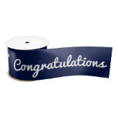 Gefeliciteerd met Afstuderen Class of 2019 Faux Go Satijnen Lint (Spoel)