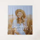 Gefeliciteerd met Afstuderen fotograaf Partij Wandkleed (Voorkant)