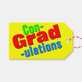 Gefeliciteerd met Afstuderen Gift Cadeaulabel