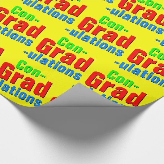 Gefeliciteerd met Afstuderen Gift Cadeaupapier (Hoek)