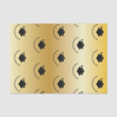 Gefeliciteerd met Afstuderen Gold-weefselpapier Tissuepapier (Voorkant)