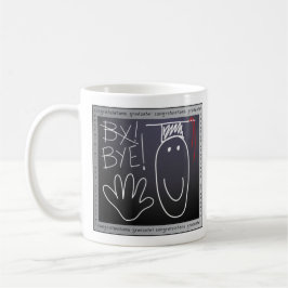 Gefeliciteerd met Afstuderen Klassieke Mok met wit