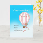 Gefeliciteerd met afstuderen, nieuwe baan, nieuw h kaart (Gele Bloem)