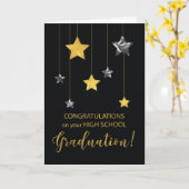 Gefeliciteerd met Afstuderen op school Kaart (Gele Bloem)