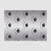 Gefeliciteerd met Afstuderen Silver-weefselpapier Tissuepapier (Voorkant)