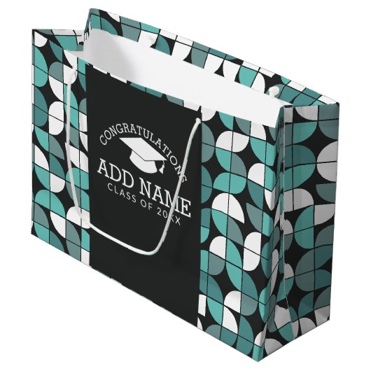 Gefeliciteerd met Afstuderen studiepunt MCM Groot Cadeauzakje (Voorkant Gekanteld)