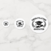 Gefeliciteerd met Afstuderen Table Confetti (Voorkanten)