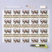 Gefeliciteerd met Afstuderen tissuepapier (Craft)