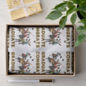 Gefeliciteerd met Afstuderen tissuepapier (Geschenk)