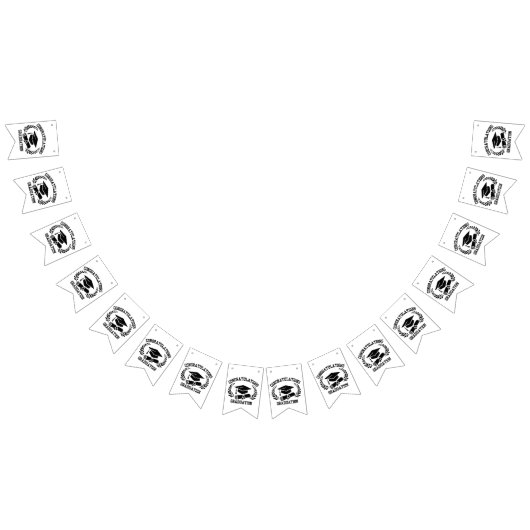 Gefeliciteerd Met Afstuderen Vlaggenlijn Banner (Alle)