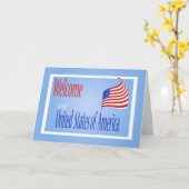 Gefeliciteerd met Amerikaans staatsburgerschap vla Kaart (Gele Bloem)