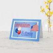 Gefeliciteerd met Amerikaans staatsburgerschap vla Kaart (Gele Bloem)