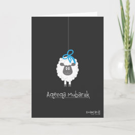 Gefeliciteerd met Aqeeqa - Schaap voor Jongen Kaart