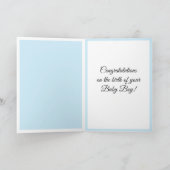 Gefeliciteerd met baby kaart (Binnen)