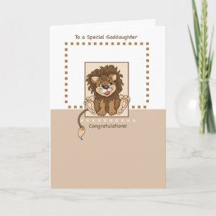 Gefeliciteerd met Baby, Lion Kaart