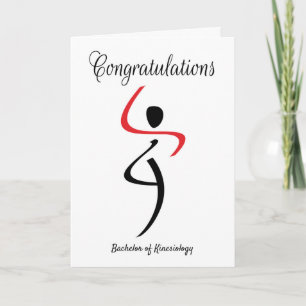 Gefeliciteerd met Bachelor Kinesiology Kaart