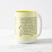 Gefeliciteerd met banenbevorderingscadeaus (Vrouw) Tweekleurige Koffiemok (Voorkant rechts)