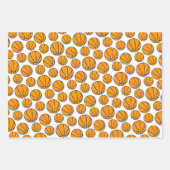 Gefeliciteerd met Basketball Wrapping Paper Sheets (Voorkant)