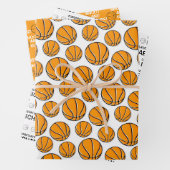 Gefeliciteerd met Basketball Wrapping Paper Sheets (In situ)