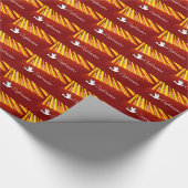 Gefeliciteerd met bevestiging Dove met Gold en Re Cadeaupapier (Hoek)