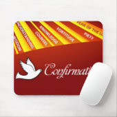 Gefeliciteerd met bevestiging Dove met Gold en Re Muismat (Met muis)