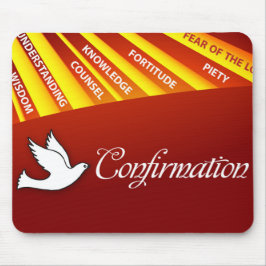 Gefeliciteerd met bevestiging Dove met Gold en Re Muismat