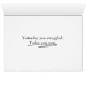 Gefeliciteerd met borstkanker (Binenzijde Horizontaal (Onderkant))