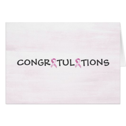 Gefeliciteerd met borstkanker (Voorkant Horizontaal)