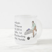 Gefeliciteerd met Bowling 300 Game, Matglas Koffiemok (Voorkant rechts)