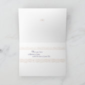 Gefeliciteerd met bruiloft, plum en Peach Colors Kaart (Binnen)