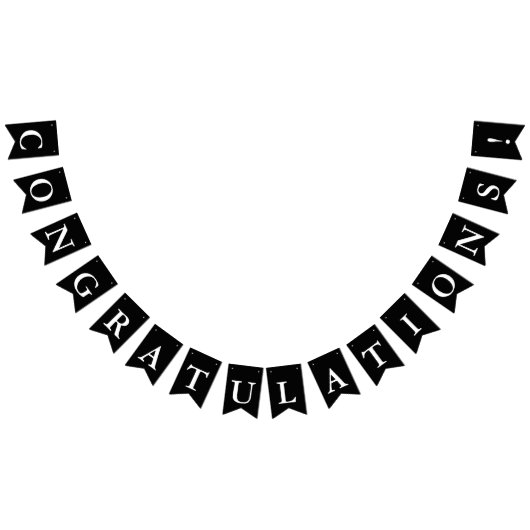 Gefeliciteerd met Bunting Banner (Alle)