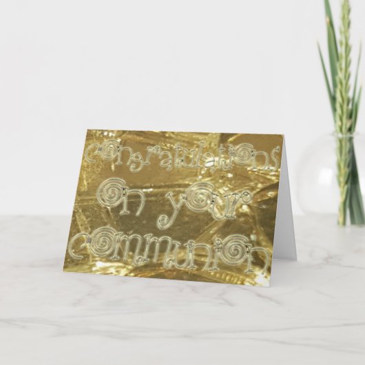 Gefeliciteerd met communautarisering Glitter Kaart (Voorkant)