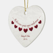 Gefeliciteerd met Cornish Language verloving Keramisch Ornament (Links)