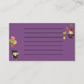 Gefeliciteerd met creditcard voor afstuderen contactkaartje (Achterkant)