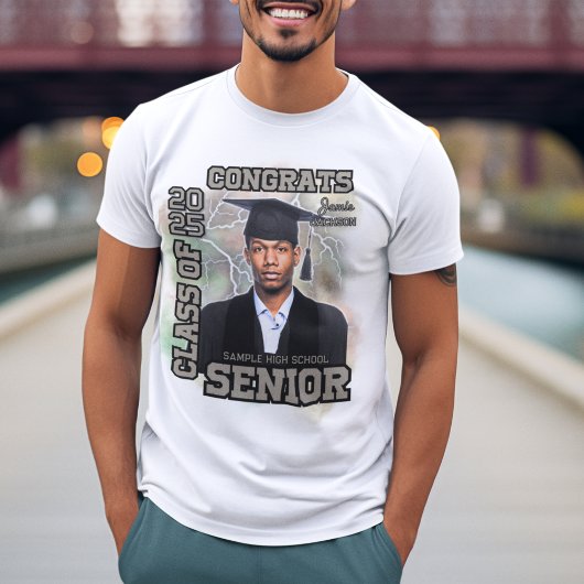 Gefeliciteerd met de 2025 Senior Family Afstuderen T-shirt